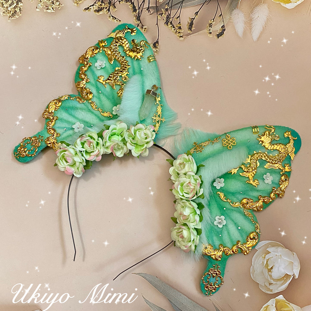 Jade Butterfly Ears