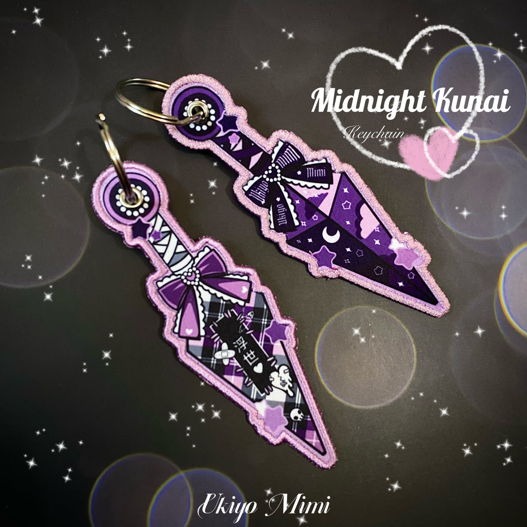Midnight Kunai Keychain