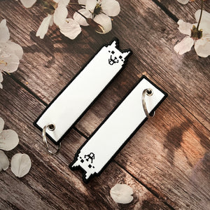 Dog keychain