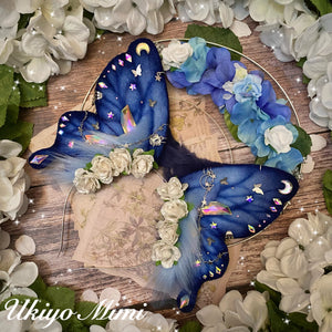 Midnight Blue Butterfly Ears