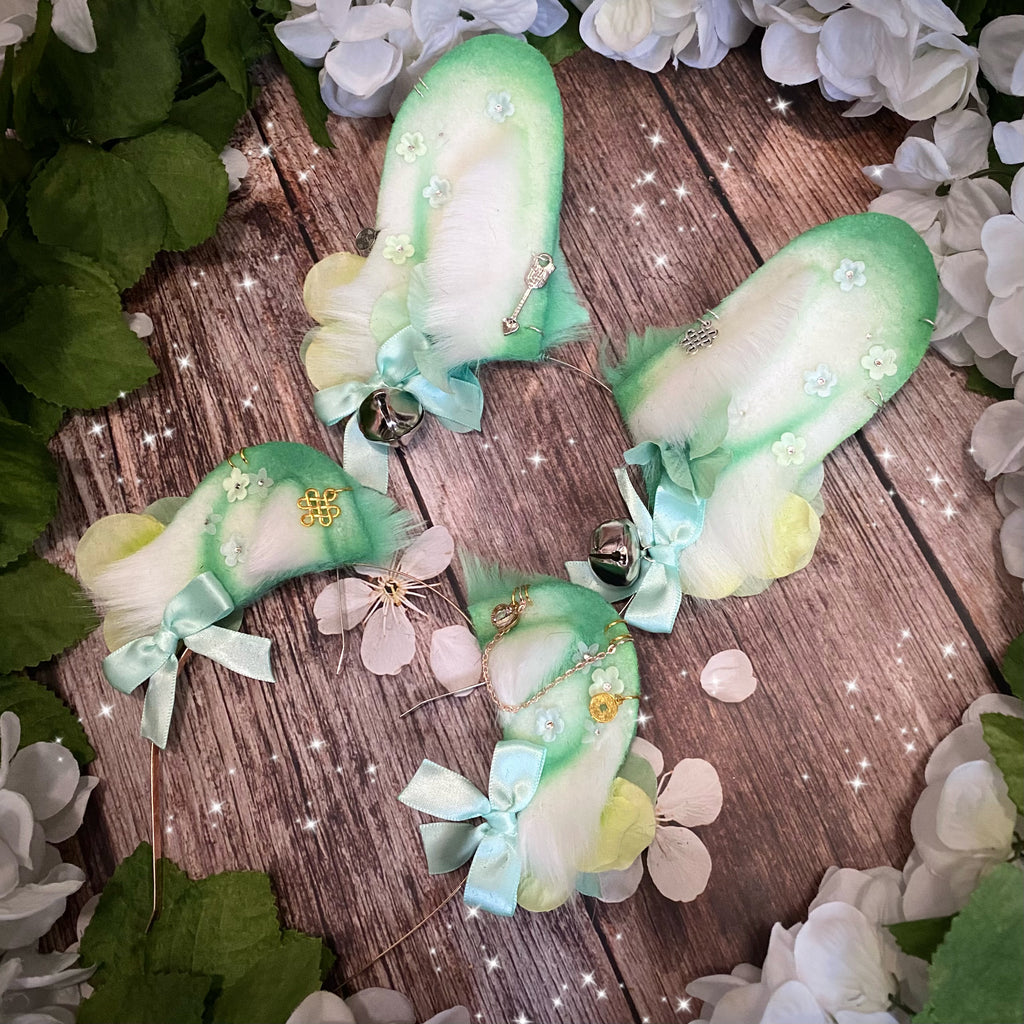 Pastel Jade Ears